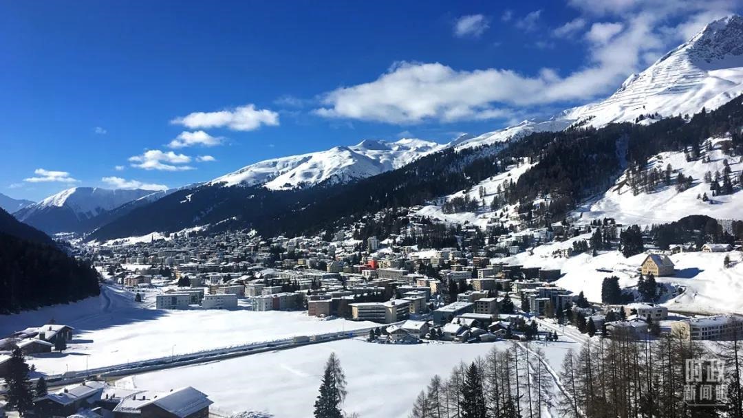 △瑞士，達(dá)沃斯小鎮(zhèn)。