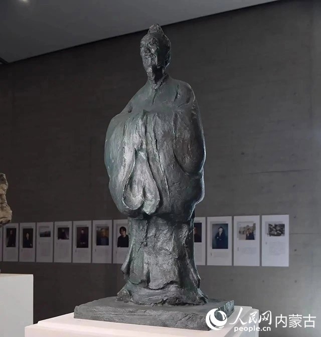 吳為山作品《管子》。實習(xí)生 楊光攝