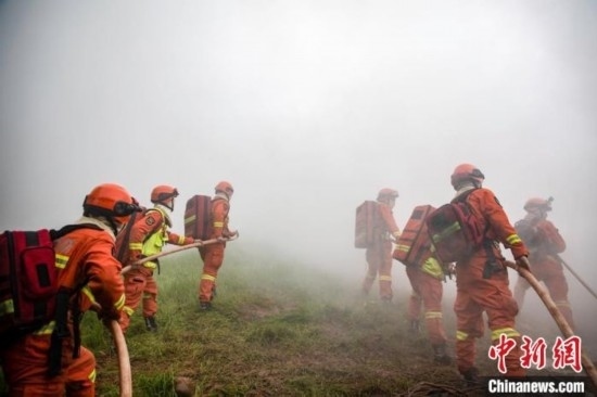 演練現(xiàn)場。瀘州消防供圖