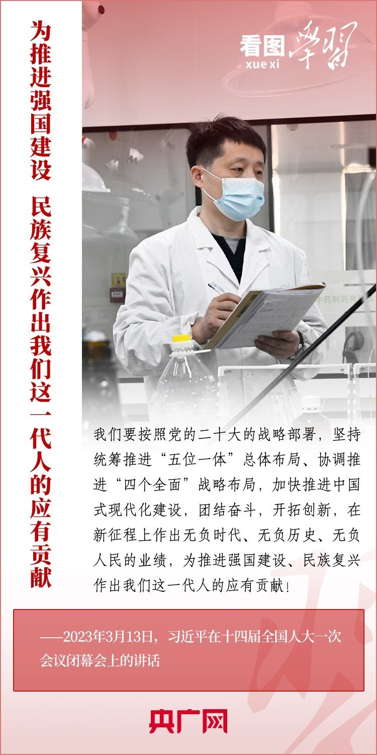 看圖學(xué)習(xí)丨為推進(jìn)強(qiáng)國建設(shè)、民族復(fù)興作出我們這一代人的應(yīng)有貢獻(xiàn)