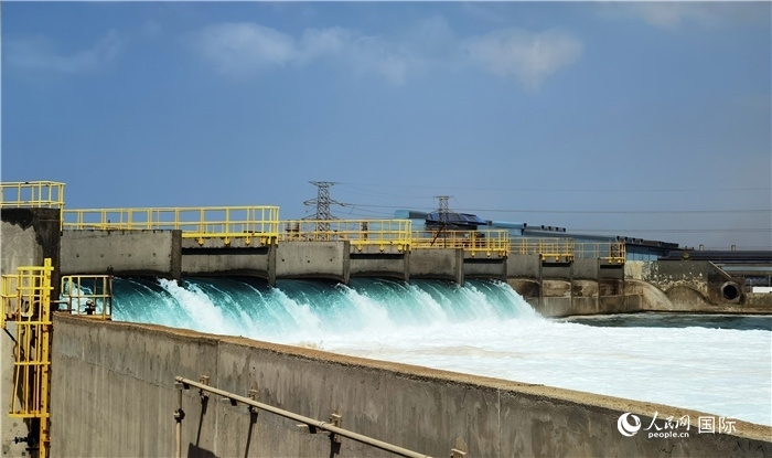 圖為取排水工程項(xiàng)目一景。人民網(wǎng)記者管克江攝