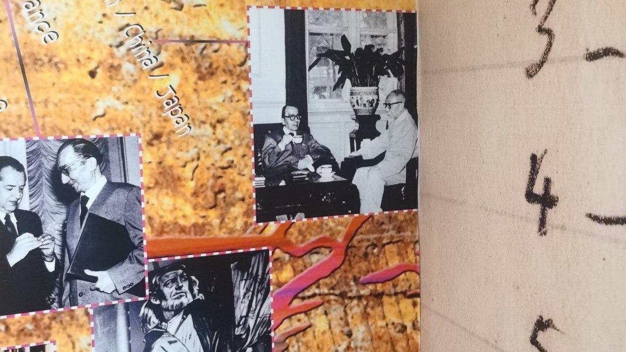 1957年，卡贊扎基斯第二次訪問中國，期間與作家茅盾進(jìn)行交流。人民網(wǎng)記者 葛泰佚攝