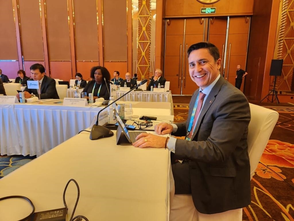 巴西大學生體育聯(lián)合會主席盧西亞諾·卡布拉爾（受訪者供圖）