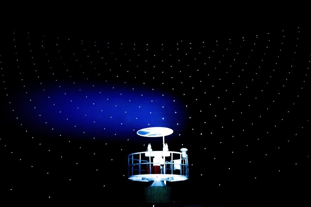 2021年3月29日拍攝的“中國(guó)天眼”測(cè)量基墩（維護(hù)保養(yǎng)期間拍攝）。新華社記者 歐東衢 攝