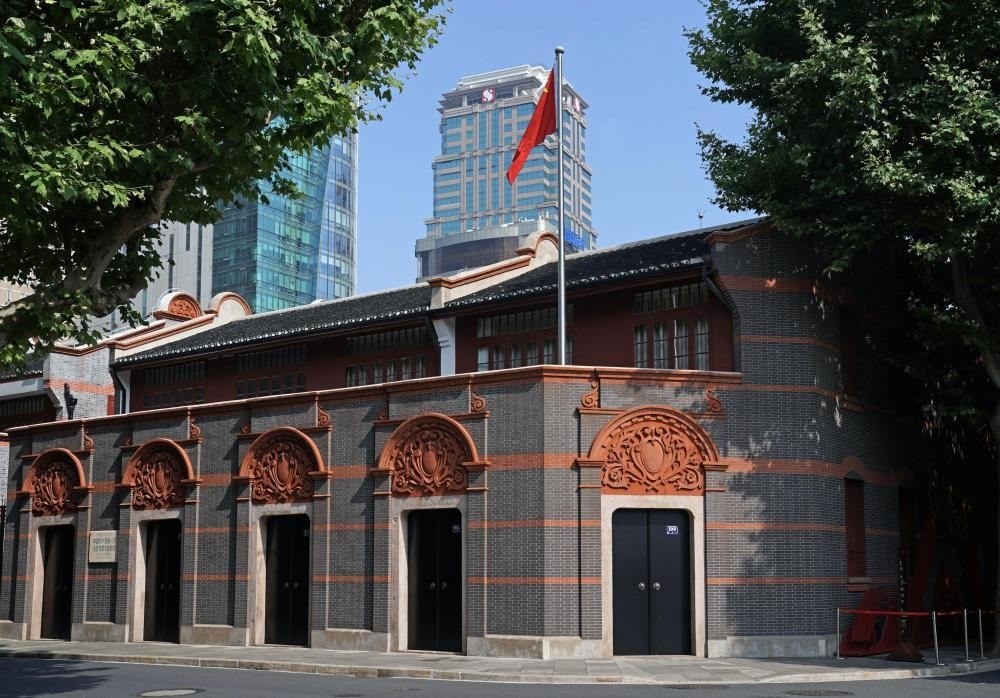 2023年6月9日拍攝的中共一大會(huì)址外景。新華社記者 劉穎 攝