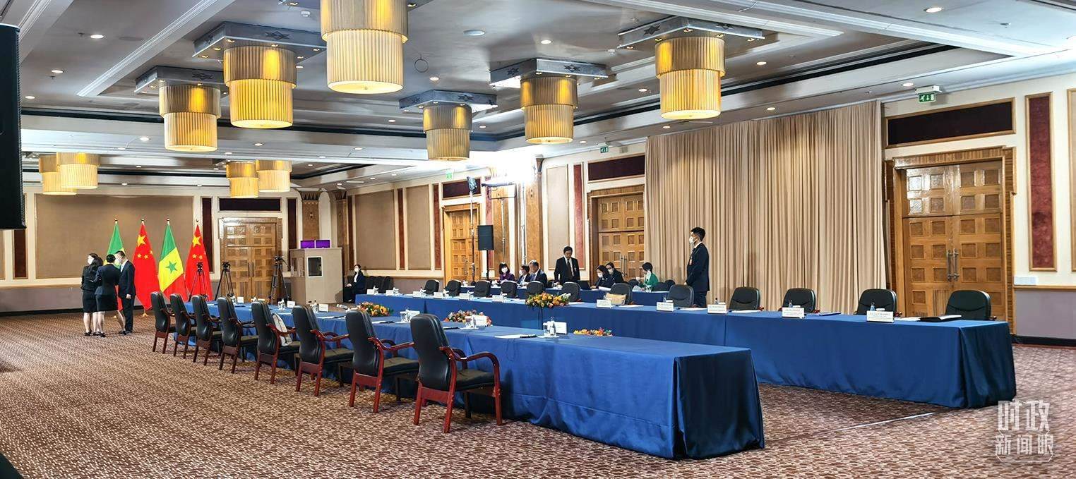 △23日下午，4場會見在這里舉行。（總臺央視記者郭鴻拍攝）