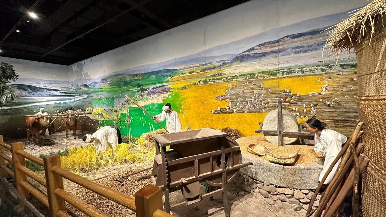 《朝鮮族民俗陳列》展廳。人民網(wǎng)記者 金洪花攝