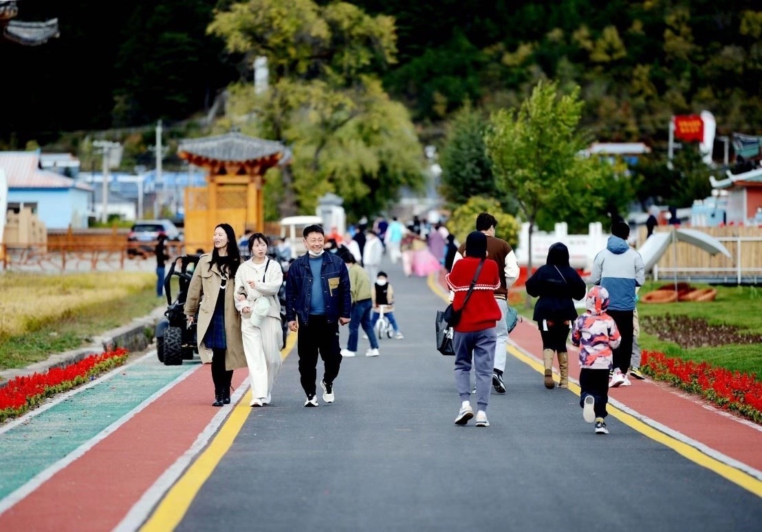 光東村干凈整潔的街區(qū)。主辦方供圖