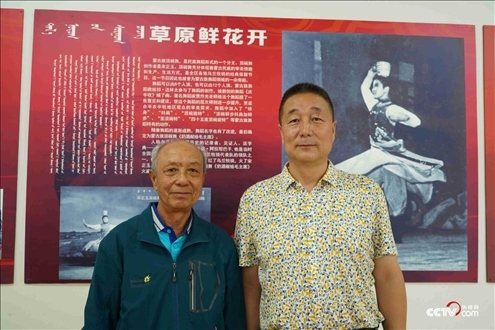 ?。▽O普〔左〕與吳恩〔右〕 央視網(wǎng)記者隋佳桐 攝）