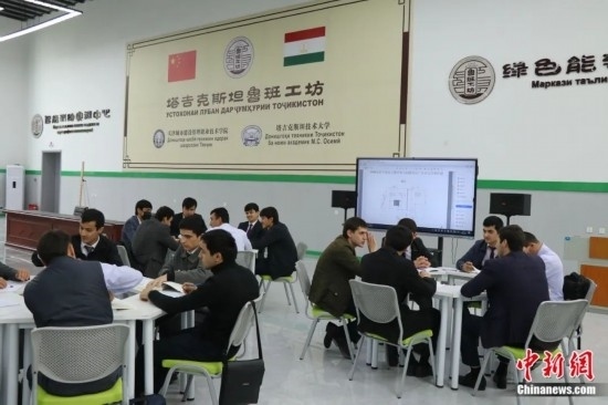 2023年4月，位于杜尚別的塔吉克斯坦魯班工坊課堂。張碩 攝