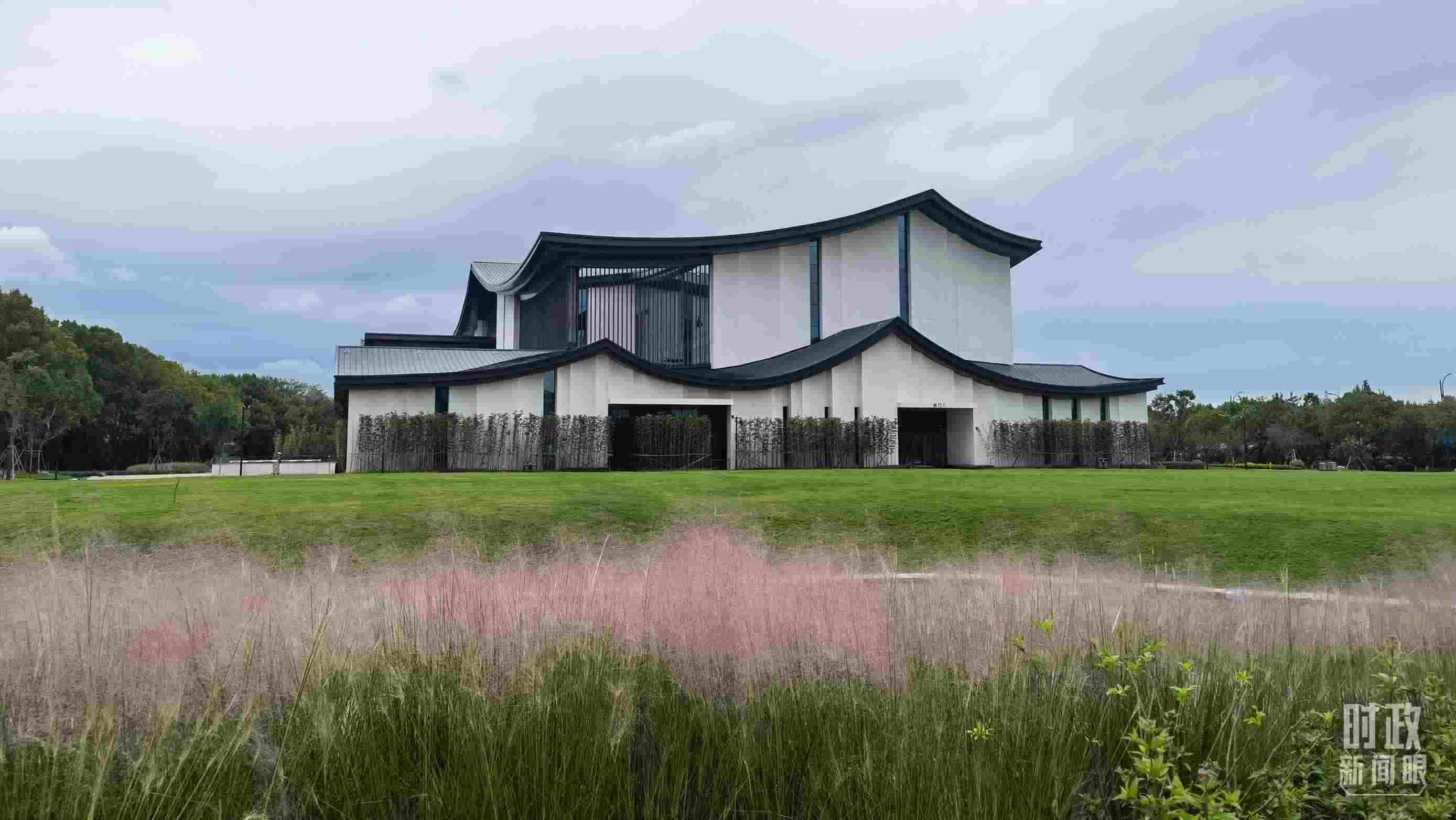 △浙東運(yùn)河文化園。（總臺(tái)央視記者石丞拍攝）