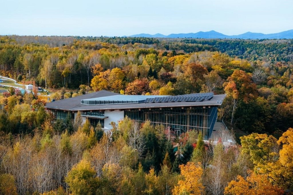 園區(qū)在多棟建筑上都安裝有分布式光伏發(fā)電設(shè)施。邱活攝