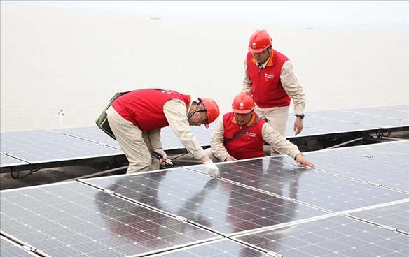 開山島微電網(wǎng)的投運(yùn)建設(shè)。受訪者供圖