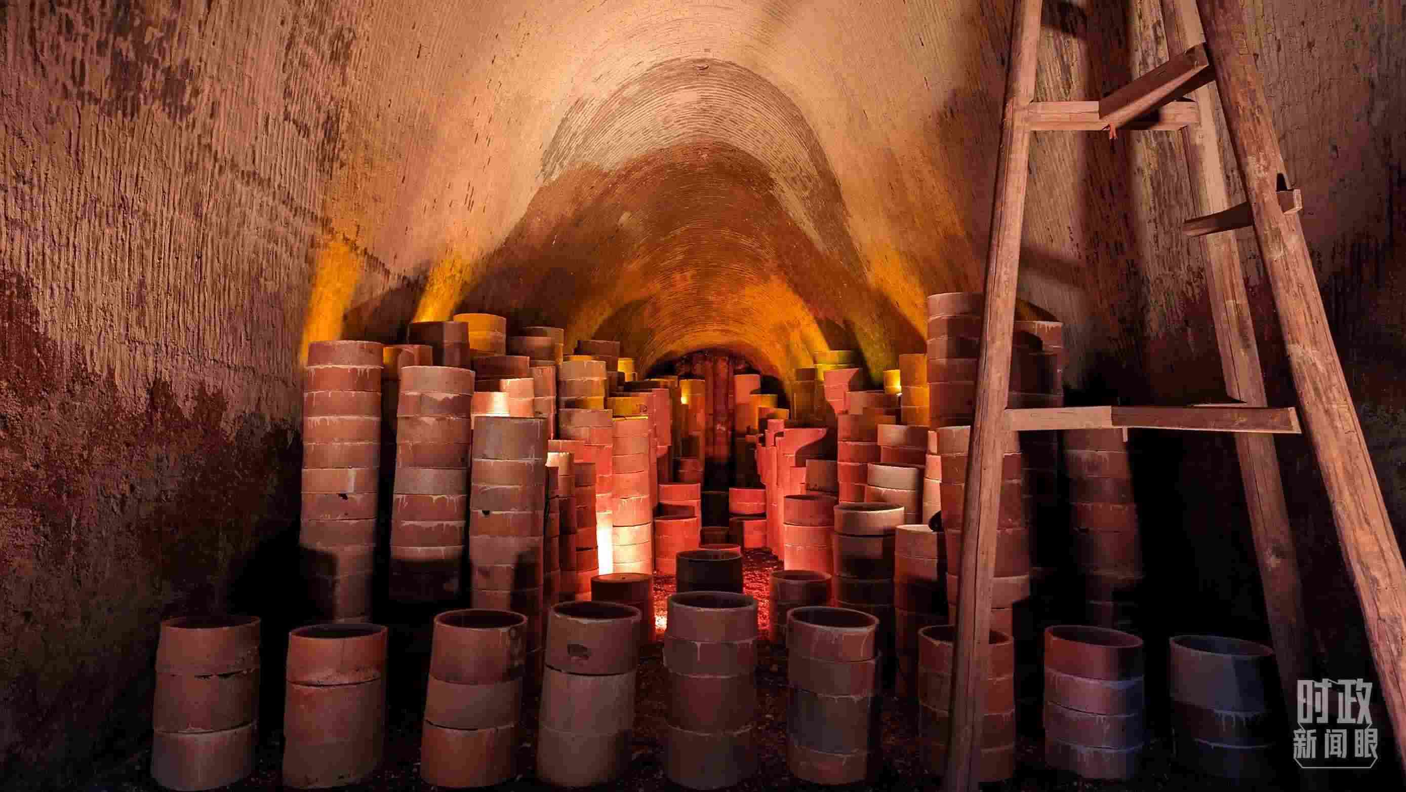 △當?shù)噩F(xiàn)存最大的柴窯——徐家窯。（總臺央視記者朱超拍攝）