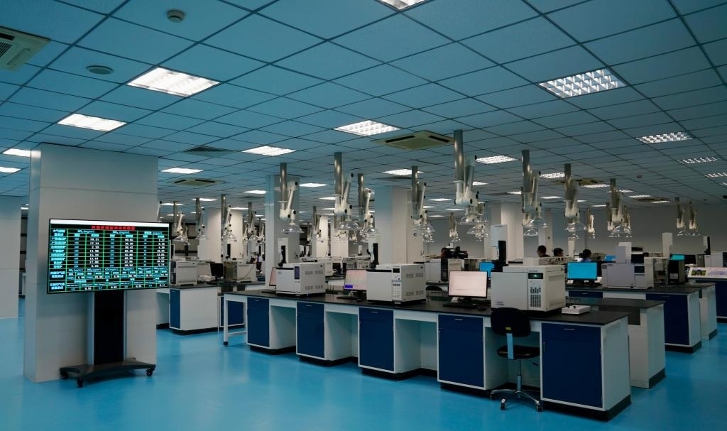 近日拍攝的公司檢驗計量中心。新華社記者 胡晨歡 攝