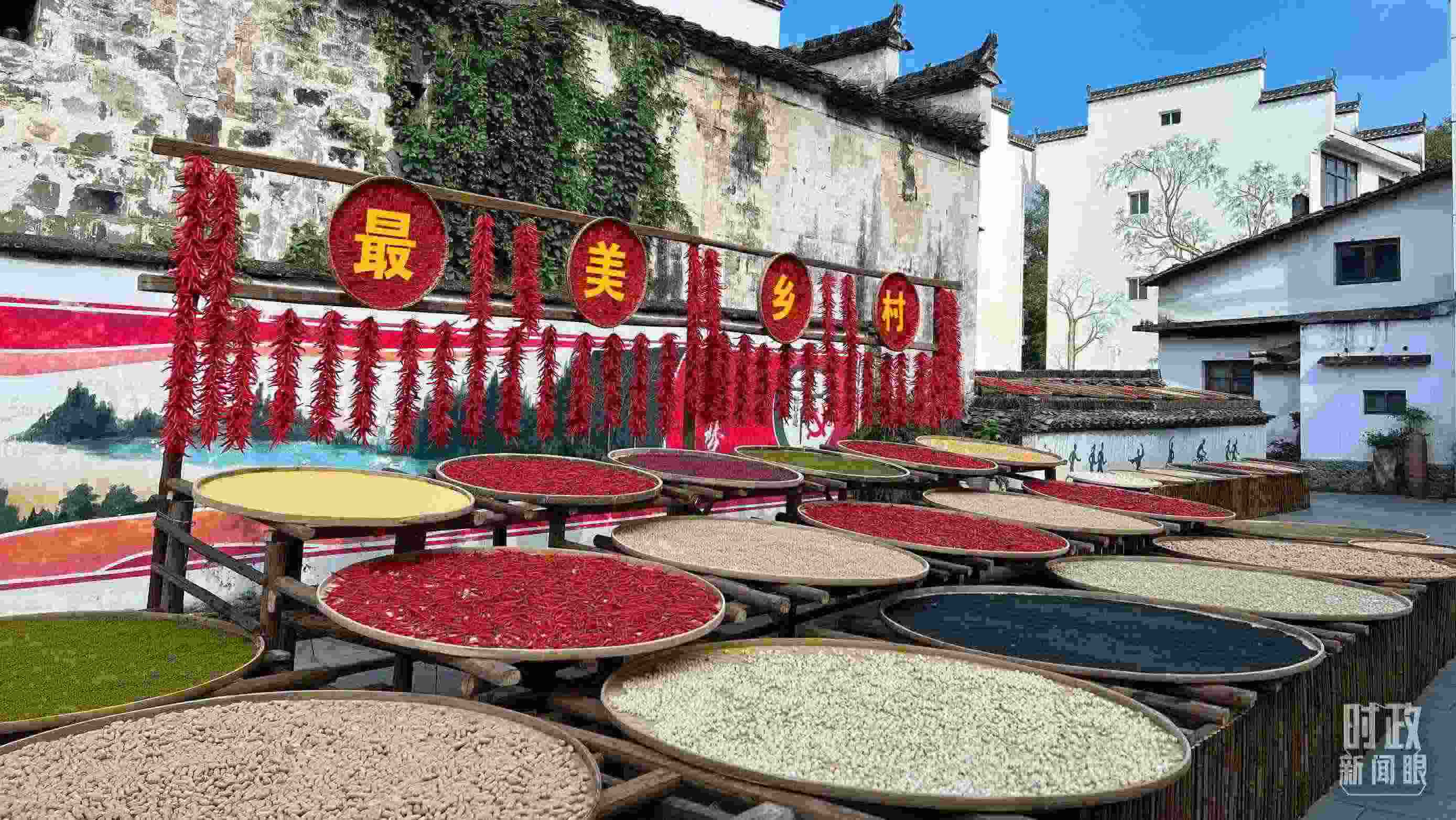 △婺源縣秋口鎮(zhèn)王村石門自然村。（總臺央視記者程鋮拍攝）