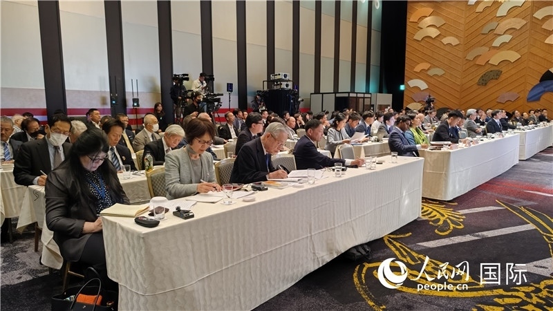 “一帶一路”倡議十周年國(guó)際研討會(huì)現(xiàn)場(chǎng)。人民網(wǎng) 蔣曉辰攝