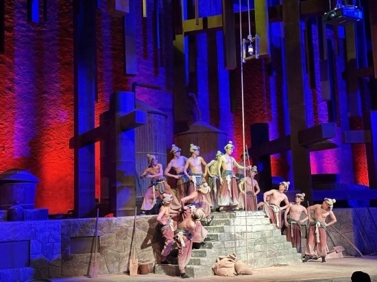 《天釀》演出場景。本報(bào)記者劉書文攝