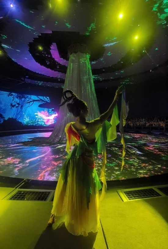 《天釀》演出場景。本報(bào)記者常雯宜攝