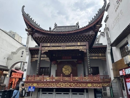 10月25日，長沙太平老街一角。（本報(bào)記者 劉書文攝）