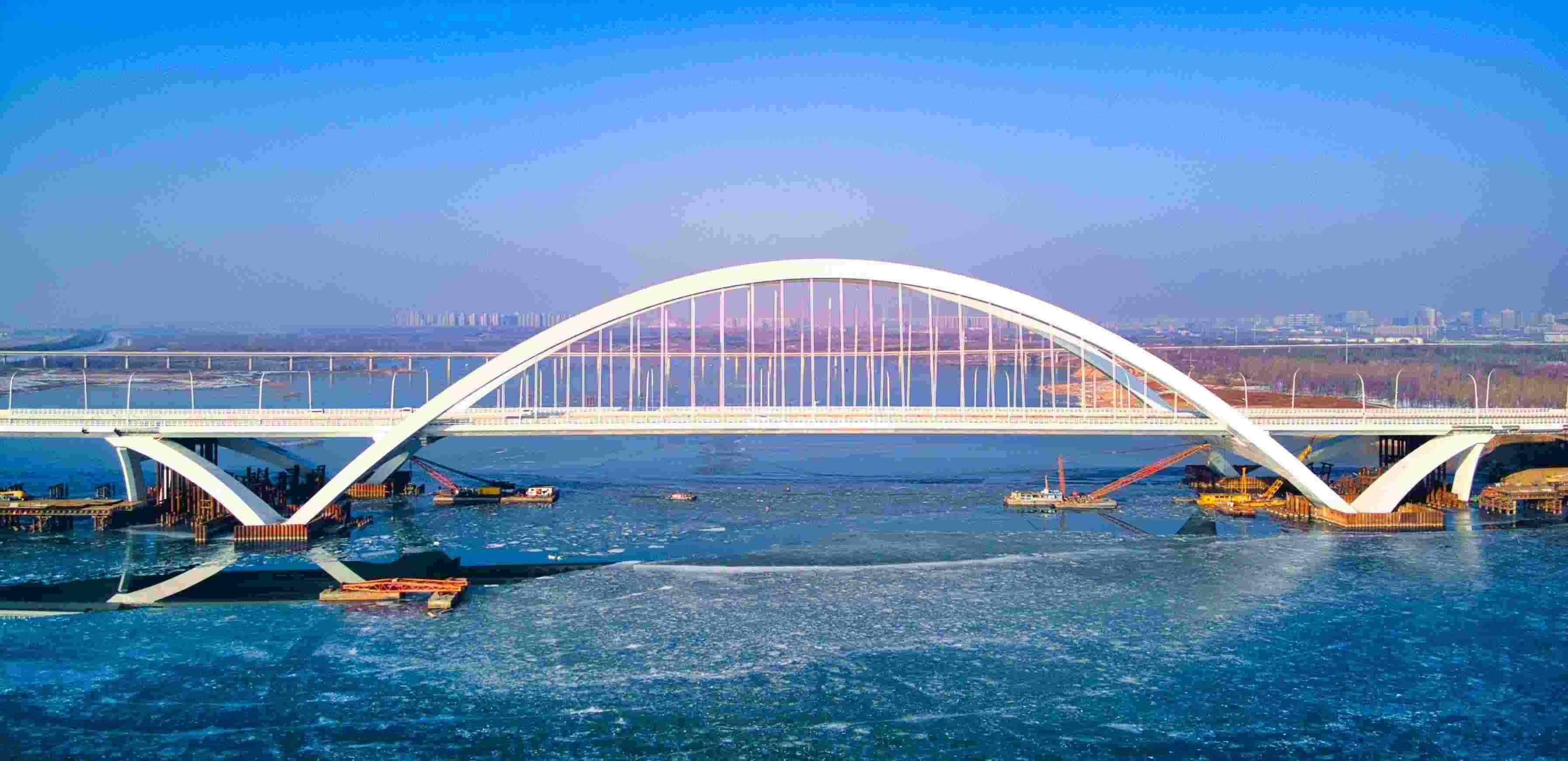 開通后的京雄大橋。受訪方供圖