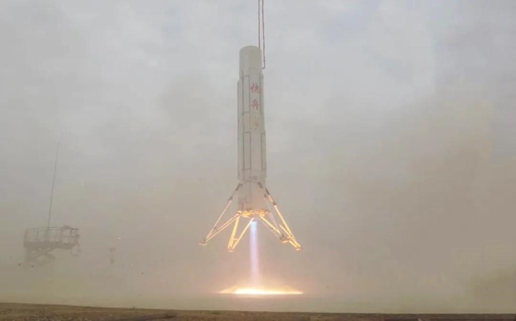 圖為垂直起降試驗。（中國航天科工集團供圖）