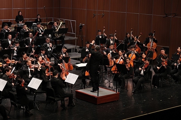 音樂(lè)會(huì)現(xiàn)場(chǎng)。學(xué)校供圖