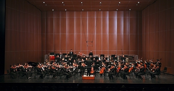 音樂(lè)會(huì)現(xiàn)場(chǎng)。學(xué)校供圖