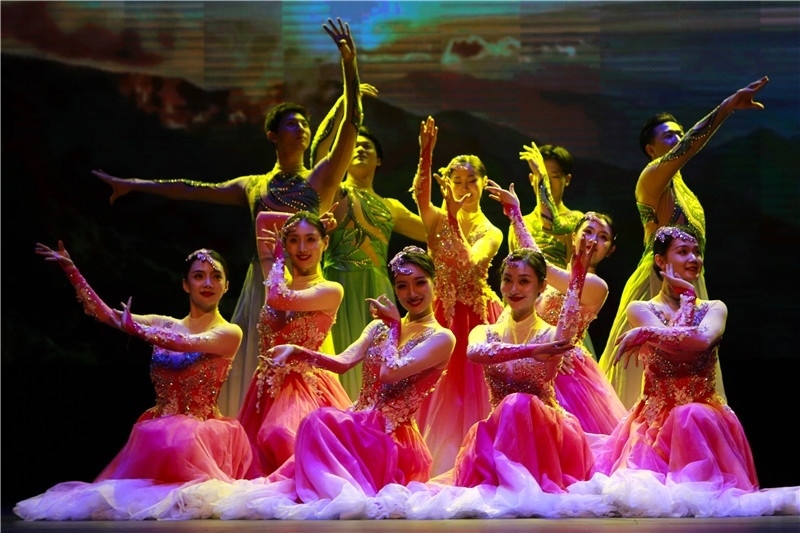 2024年“四海同春”慰僑訪演團亞太團新西蘭惠靈頓演出現(xiàn)場。圖片由陸欣讌、孟韜、葉勇提供