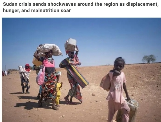 糧食危機(jī)、營(yíng)養(yǎng)不良、霍亂 蘇丹人道主義危機(jī)嚴(yán)重