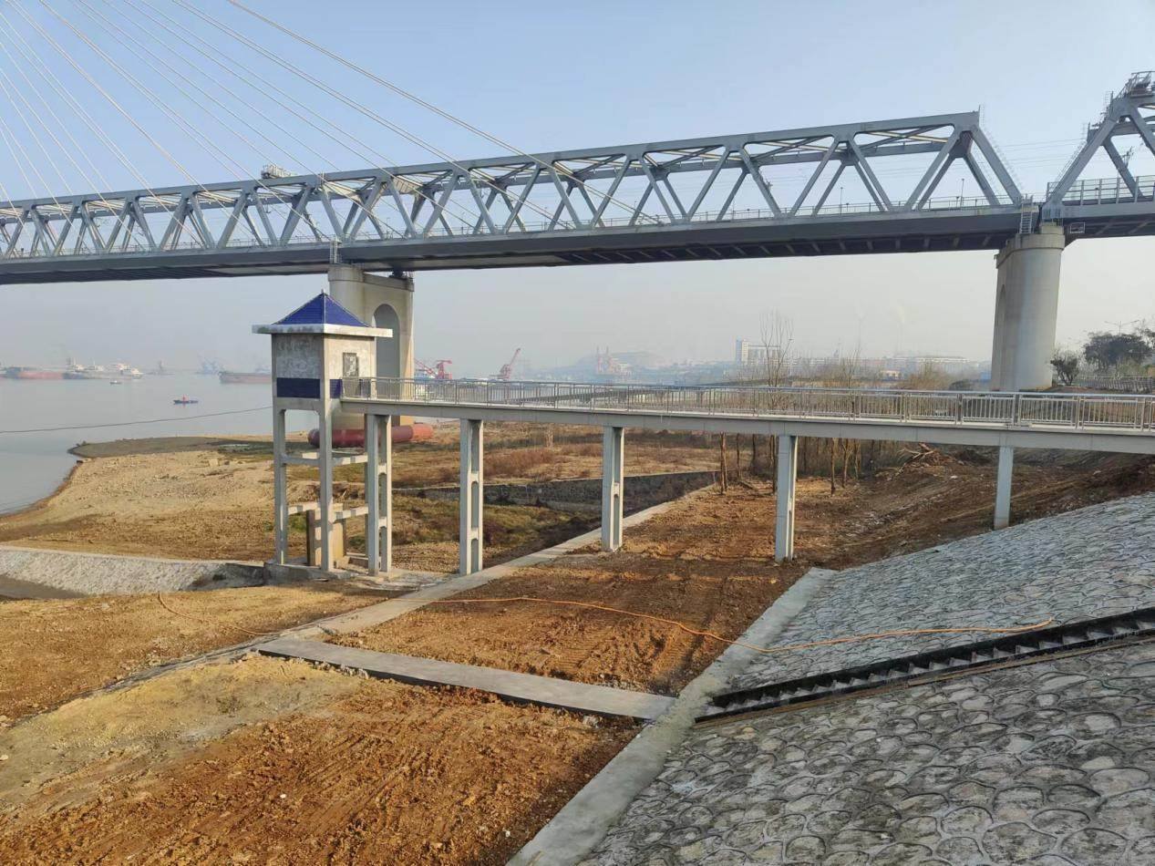 修復后的吉家湖低排閘。受訪者供圖