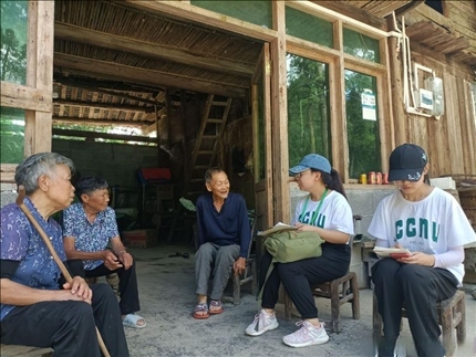 △ 2022年7月，華中師范大學(xué)生命科學(xué)學(xué)院鄉(xiāng)村振興之旅暑期實踐隊赴湖北省恩施市宣恩縣長潭河侗族鄉(xiāng)開展“生態(tài)文明助力鄉(xiāng)村振興”暑期社會實踐活動。