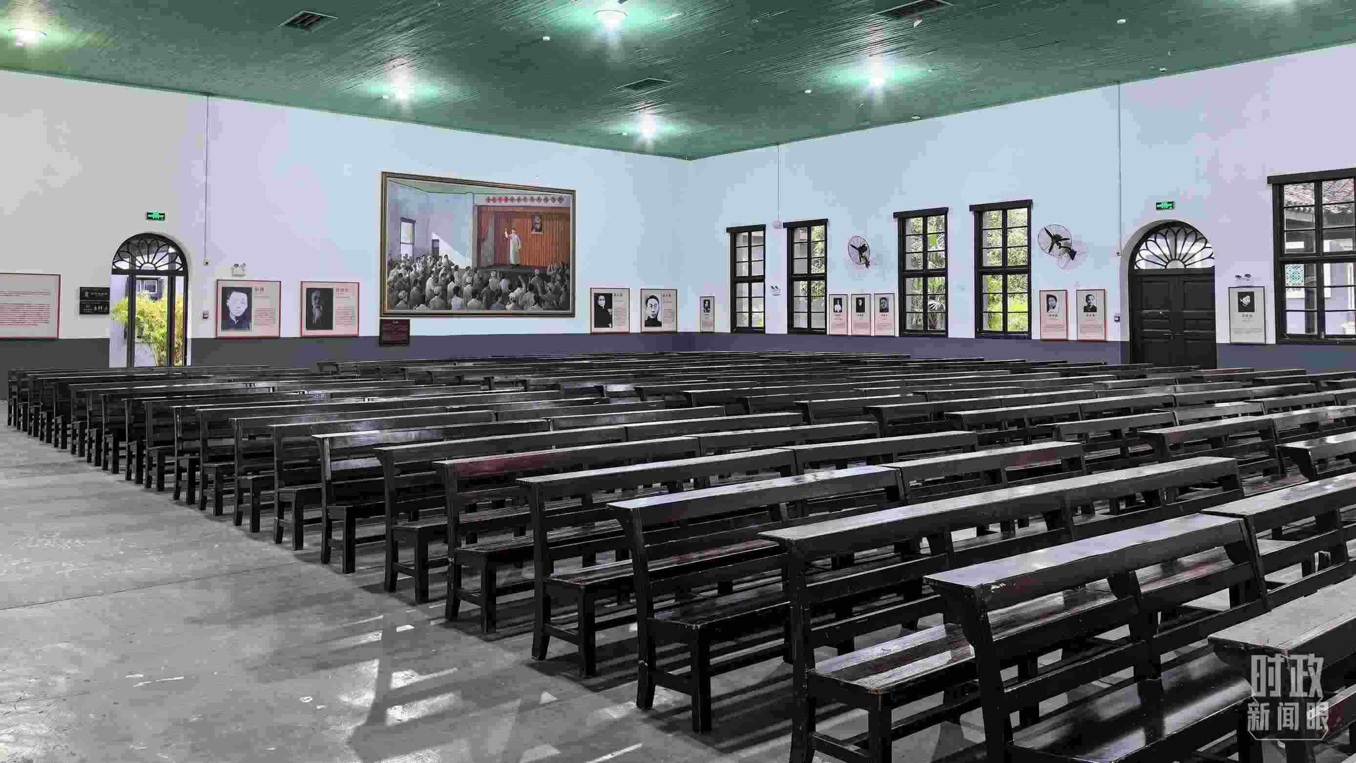 △湖南第一師范學(xué)院（城南書(shū)院校區(qū)）大禮堂。（總臺(tái)央視記者趙化拍攝）