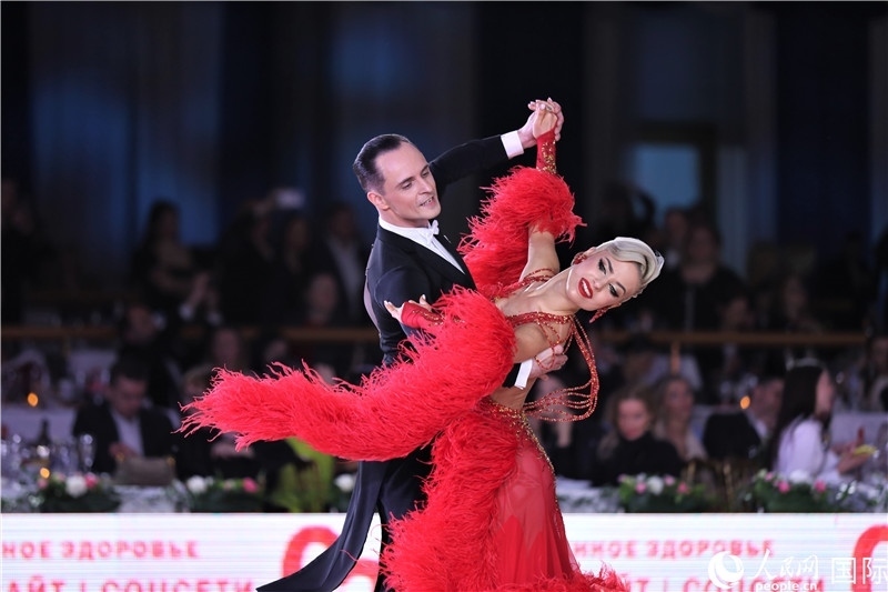 第五屆“克里姆林宮杯”國標(biāo)舞錦標(biāo)賽現(xiàn)場。于子恒攝