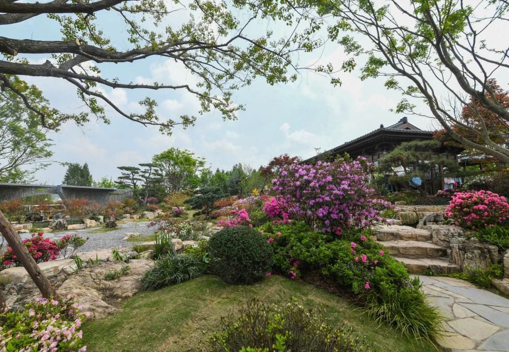 這是2024年4月12日拍攝的成都世園會(huì)主會(huì)場寧波園。新華社記者 王曦 攝