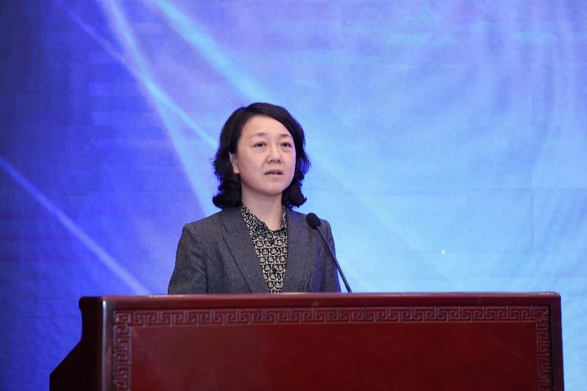 中華全國新聞工作者協(xié)會黨組成員、書記處書記吳兢致辭。主辦方供圖