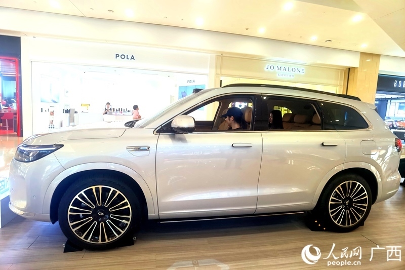  消費(fèi)者在試駕汽車。人民網(wǎng)記者 陳燕攝