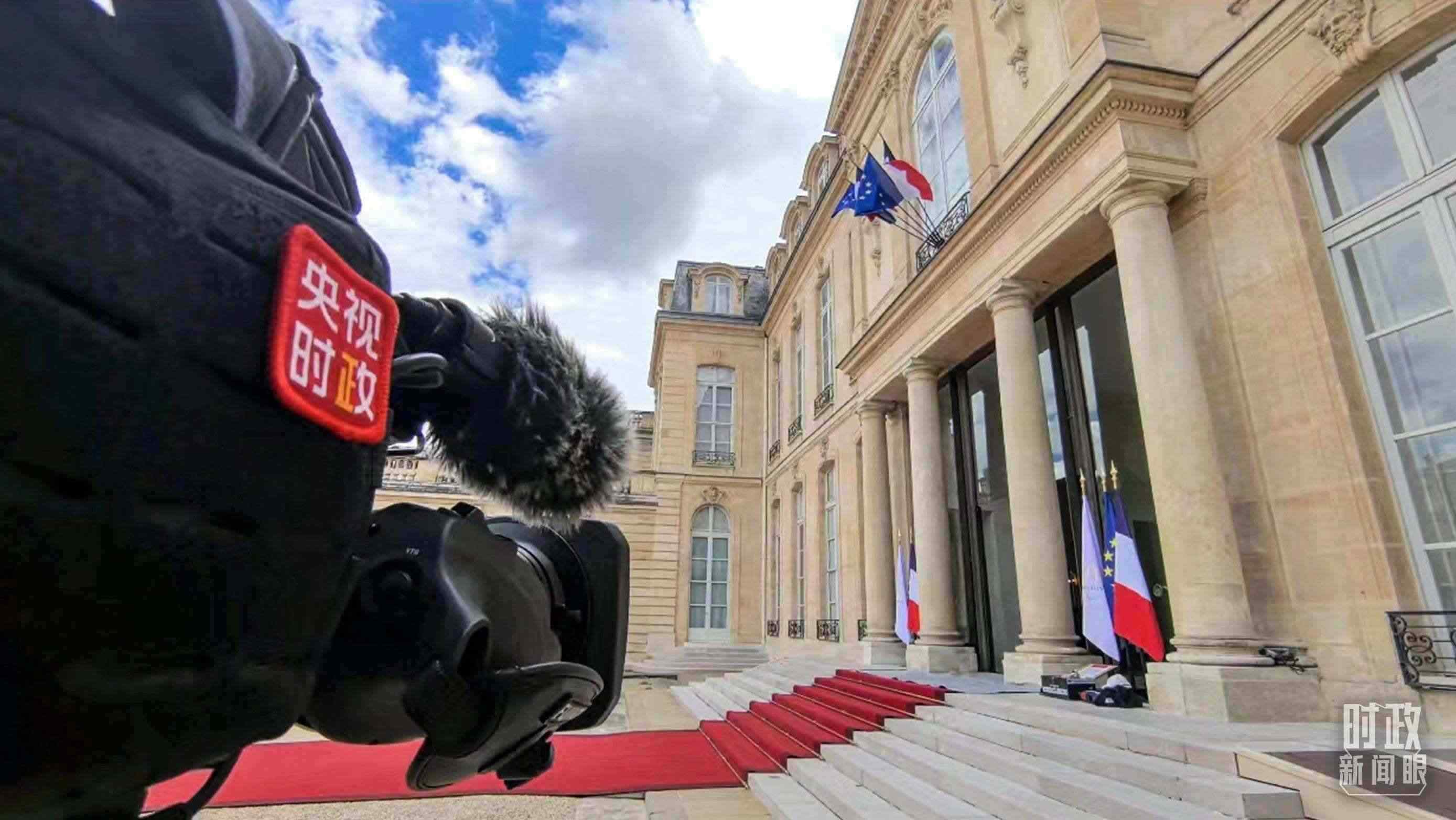 △愛(ài)麗舍宮。（總臺(tái)央視記者陸泓宇拍攝）