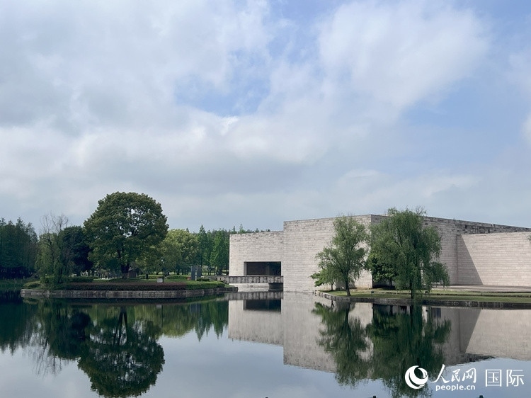 良渚博物院外觀。人民網(wǎng)記者 崔越攝