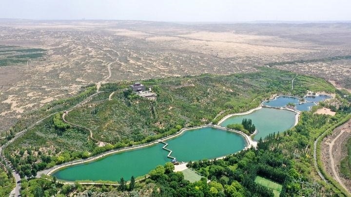 △2023年6月7日，寧夏靈武市白芨灘國家級自然保護區(qū)。