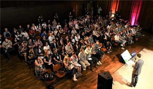 “視聽中國”——文化與商業(yè)機(jī)遇推介會(huì)暨中國視聽節(jié)目展映會(huì)現(xiàn)場。 中廣國際公司供圖