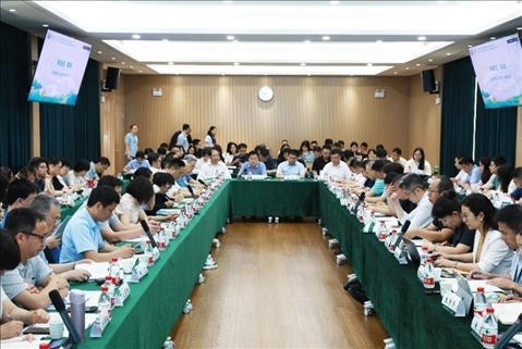 守正創(chuàng)新推動(dòng)思政課建設(shè)內(nèi)涵式發(fā)展學(xué)術(shù)研討會(huì)現(xiàn)場(chǎng)。武漢大學(xué)供圖