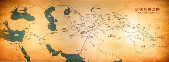 唐代絲綢之路，經(jīng)過新疆眾多地區(qū)。（圖片來源：視覺中國）