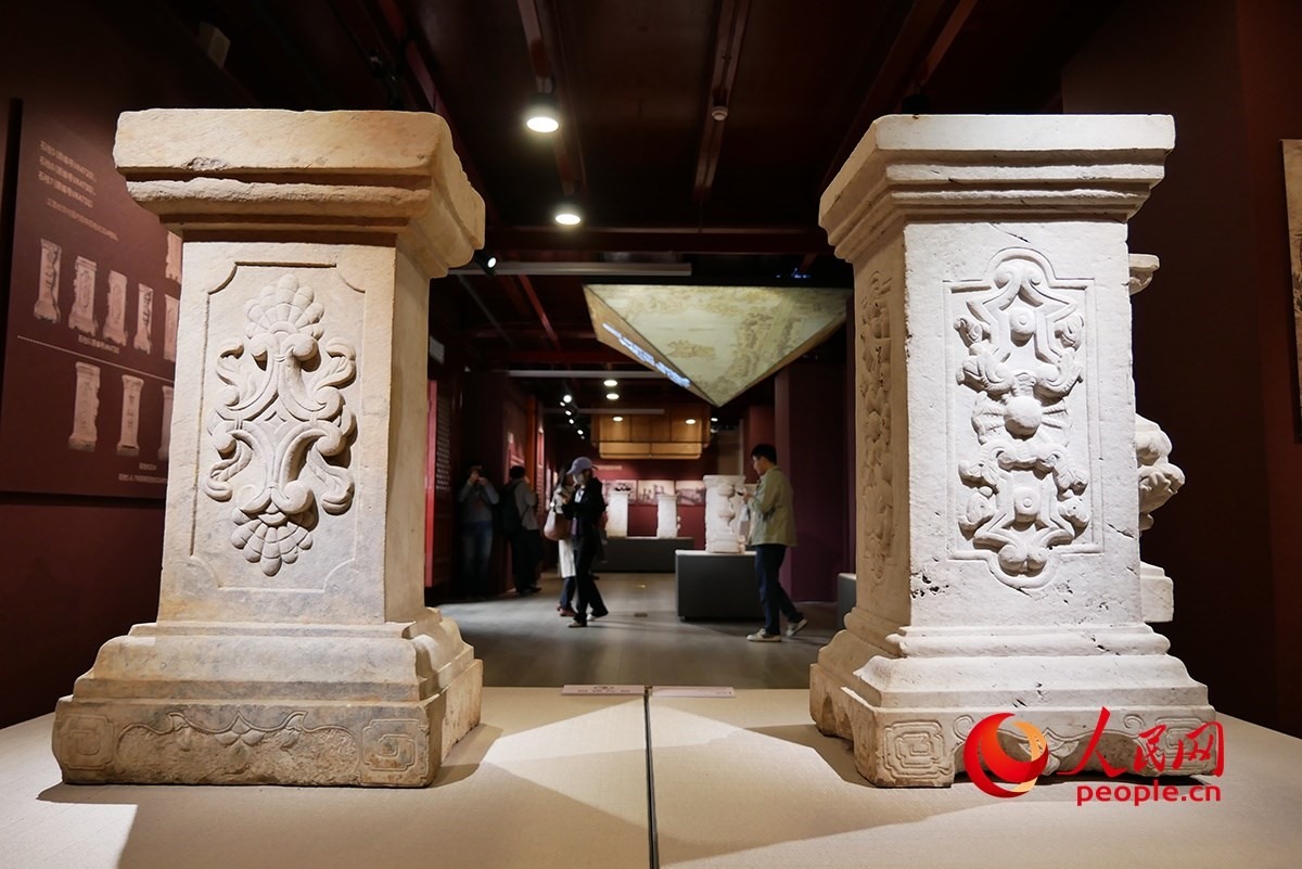 2023年回歸圓明園的石柱。人民網(wǎng)記者 韋衍行攝