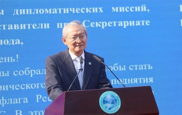 上合組織秘書長張明出席活動并致辭。主辦方供圖