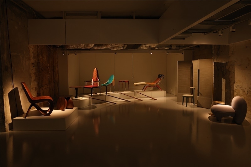 《新生萬物-中國非遺與當(dāng)代設(shè)計展》展廳。陽光媒體集團(tuán)供圖