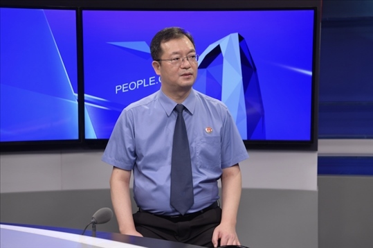 福建省泉州市人民檢察院檢察長(zhǎng)施建清。人民網(wǎng)記者 王曉嘯攝