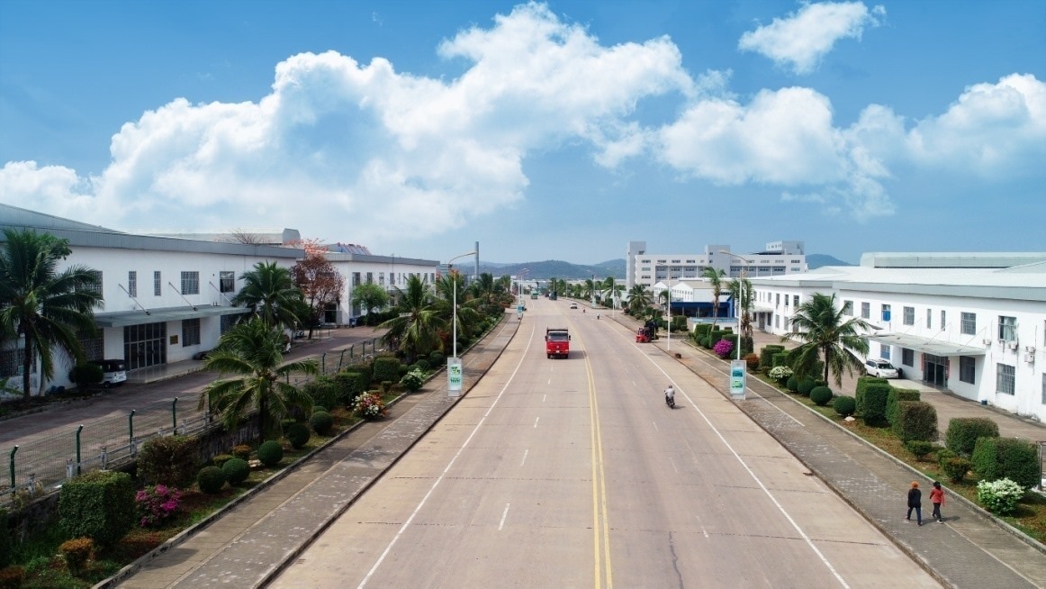 西哈努克港經(jīng)濟特區(qū)園區(qū)。西港特區(qū)公司供圖