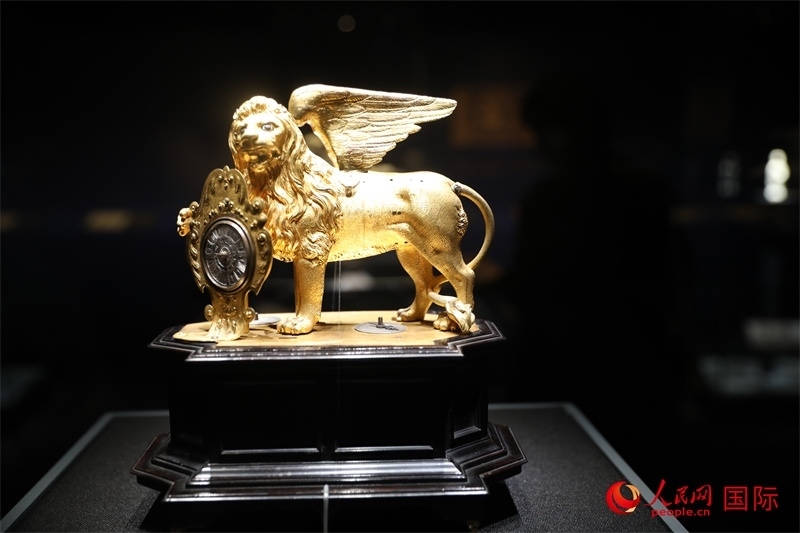 展覽“傳奇之旅：馬可·波羅與絲綢之路上的世界”展品。人民網(wǎng) 殷韜攝