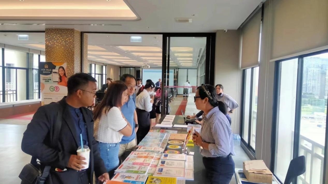 泰國中文教育精英教師高端培訓(xùn)活動現(xiàn)場。泰國朱拉隆功大學(xué)孔子學(xué)院供圖